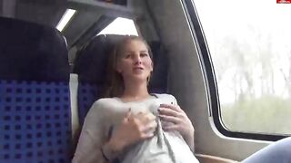 Teen Fapping On The Train