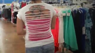 Keeping him from getting bored while shopping - Exhibitionist Sex