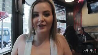 Exhibitionist Sex: Cafe Cliche - with Candy Alexa